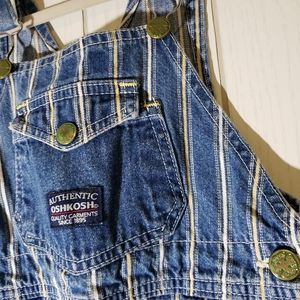Vintage OshKosh Bgosh Striped Overalls